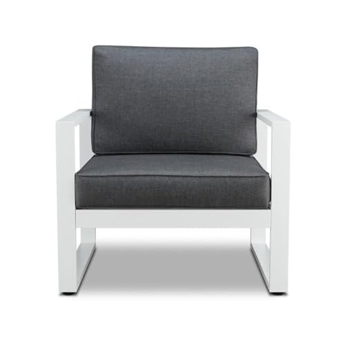 Home Square 3-Piece Patio Set with 2 Chairs & Loveseat White