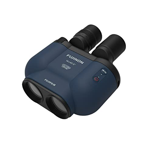 Fujifilm TS-X 1440 Techno Stabi Binoculars Navy Bundle with Waterproof Floating Camera Strap Yellow
