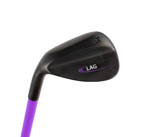 Lag Shot Golf Lady Triple Threat Combo Swing Trainer Left Handed Purple Shaft