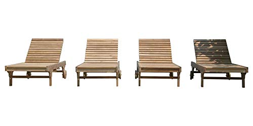 Anderson Teak Capri Sun Lounger 4-Piece Set