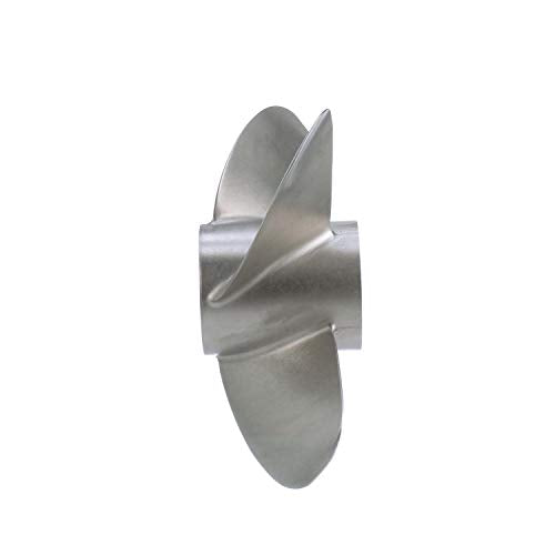 Quicksilver Bravo Three 16" Diameter x 20" Pitch 4-Blade Stainless Steel Propeller Left Hand Rotation Matte Finish