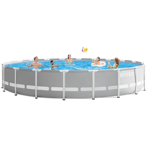 Intex Prism Frame Premium Pool Set 22' x 48'' Above Ground Swimming Pool Multicolor