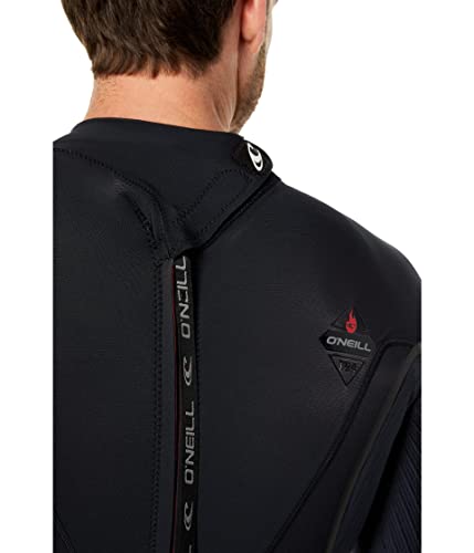O'Neill Hyperfreak Fire + Back Zip Fullsuit Black/Black LT (6'2"-6'4", 180-200 lbs) - A00-Black-Black