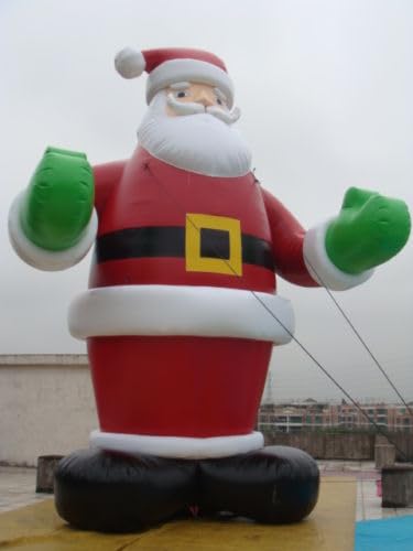 Air-Ads Supplies 13ft Inflatable Santa Claus Holiday Decoration Red Green
