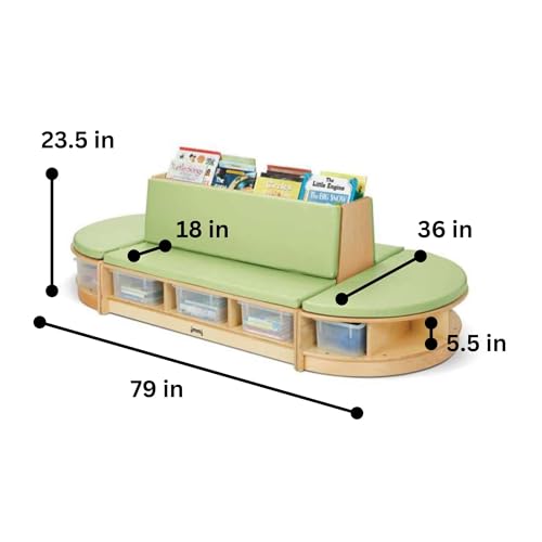 Jonti-Craft Read-a-Round 3 Piece Set Key Lime