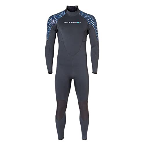 Henderson Men's 5mm Greenprene Back Zip Full Wetsuit Black