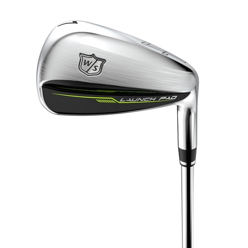 Wilson Staff Launch Pad 2 Men's Graphite Golf Irons - Right Hand, Senior, 5-PW, GW Silver