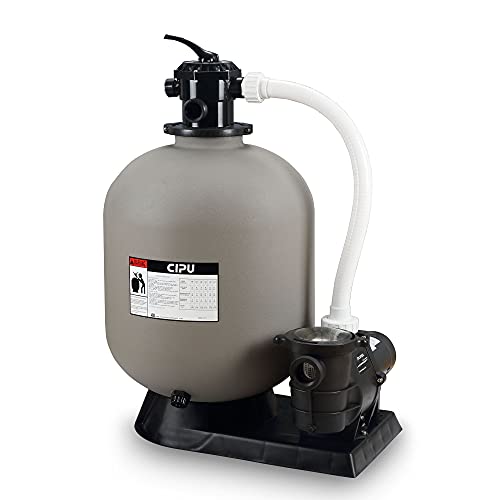 Northlight Above Ground Swimming Pool Sand Filter System Gray