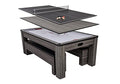 Atomic Northport 3-in-1 Dining Table with Air-Powered Hockey and Table Tennis Black - Northpoint - Air Hockey/Table Tennis