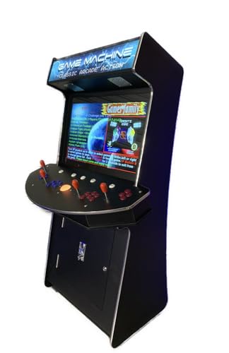 TOP US VIDEO ARCADES Full Size 4 Player Arcade Machine 4600 Games 32-inch Screen Black