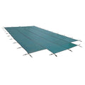 Blue Wave Rectangular In Ground Pool Safety Cover with Center Step Green