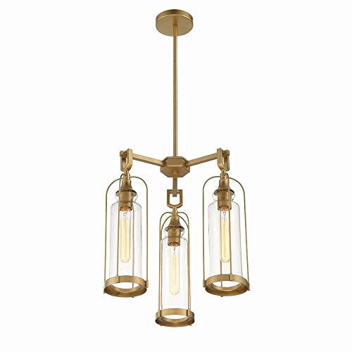 Eurofase Yasmin 3 Light Outdoor Pendant Vintage Style Aged Gold