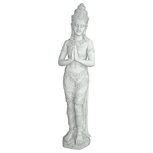Design Toscano Thai Teppanom Asian Garden Statue 62 Inch Antique Stone Finish