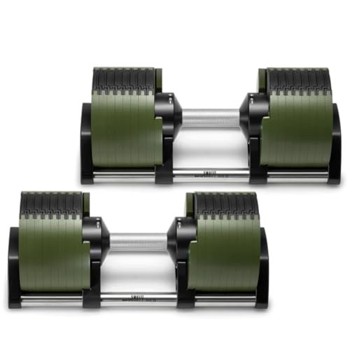 Gronk Fitness SMRTFT NUOBELL Adjustable Dumbbells 5-80 lbs Tactical