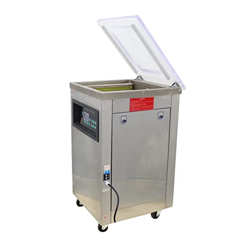 INTSUPERMAI Single Chamber Vacuum Packaging Machine DZ400 Stainless Steel Silver