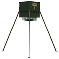 Texas Hunter Products Wildlife & Deer Feeder 650 lb. Capacity with 8-Foot Heavy-Duty Extension Legs Hunter Green