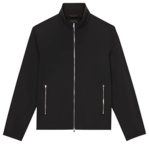 Theory Men's Paper Nylon Track Jacket Black XXL