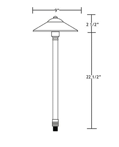 VOLT 12V Brass Bronze LED Landscape Lighting Kit (8 Spotlights, 4 Path Lights) Bronze