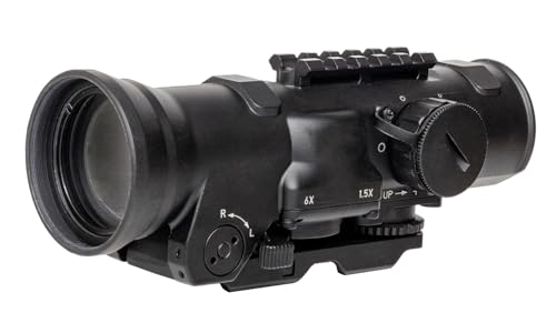 Elcan Specter DR Dual Role Optical Sight 1.5x/6x with 3MOA XOPTEK Micro Reflex Sight Black
