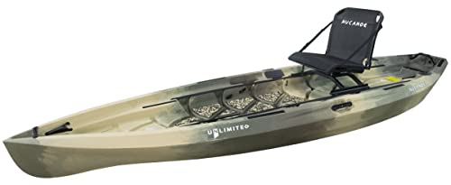 NuCanoe 2022 Unlimited Fishing Kayak with Fusion 360 Seat Tundra