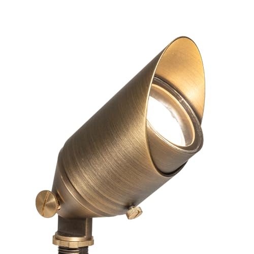 VOLT 12V Cast Brass Top Dog Scotty LED Outdoor Spotlight 6-Pack Kit with 150W Transformer Bronze