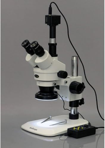 AmScope Digital Trinocular Stereo Zoom Microscope Multi
