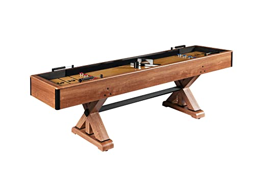 Hathaway Daulton 9-ft Shuffleboard Table White Oak Finish