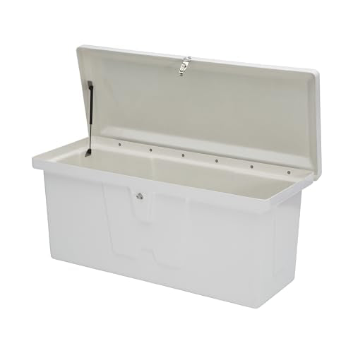 TaylorMade Stow 'N Go Small Fiberglass Dock Box White 24"H x 54"W x 22"D