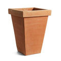 NAPA Home & Garden Impruneta Tapered Square Planter 18" Natural Terracotta