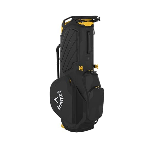 Callaway Golf Fairway Plus Stand Bag Black Camo/Golden Rod
