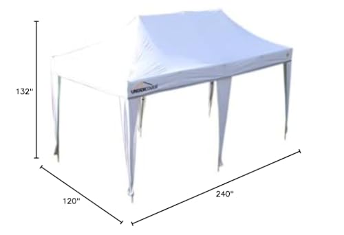 Undercover Premium Commercial Canopy Tent 10x20 White