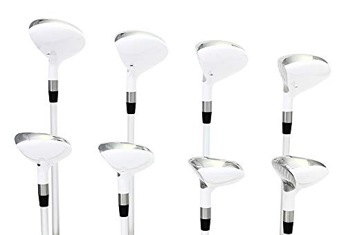 Majek White Pearl Petite Senior Ladies Golf Hybrids Irons Set