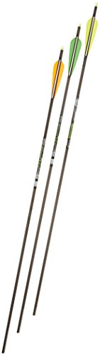 Gold Tip Velocity XT 340 Arrows with 4-Inch Vanes Black (72 Count)