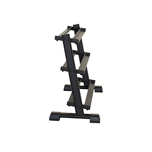 Inspire Fitness 3-Tier Dumbbell Rack Black