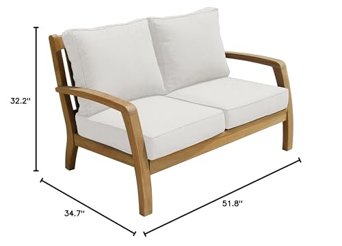 Douglas Nance Somerset Deep Seating Loveseat Natural