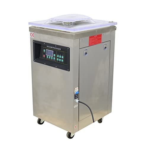 INTSUPERMAI Single Chamber Vacuum Packaging Machine DZ400 Stainless Steel Silver