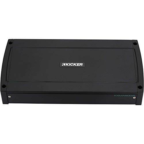 KICKER 10-Inch Marine Subwoofer & 48KXMA8008 Amp Bundle with LED Remote
