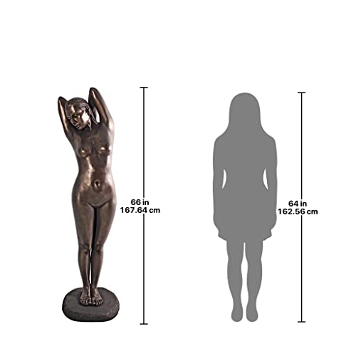 Design Toscano Harmonia Greek Patroness Garden Statue Life-Size 66" Bronze