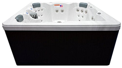 Home and Garden Spas 5 Person 51 Jet Spa with Stainless Jets and Ozone System Included Sterling White