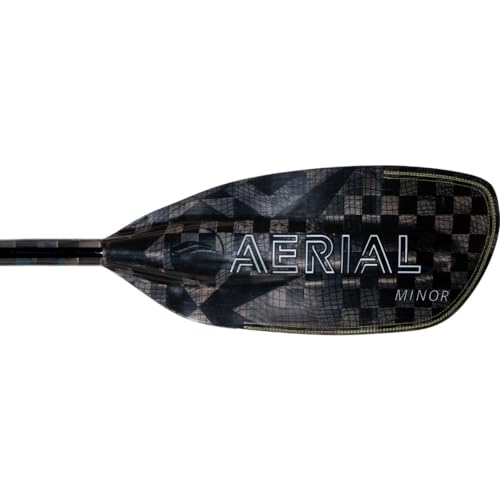 AQUA BOUND Aerial Minor Carbon Bent Shaft 1-Piece Kayak Paddle Black
