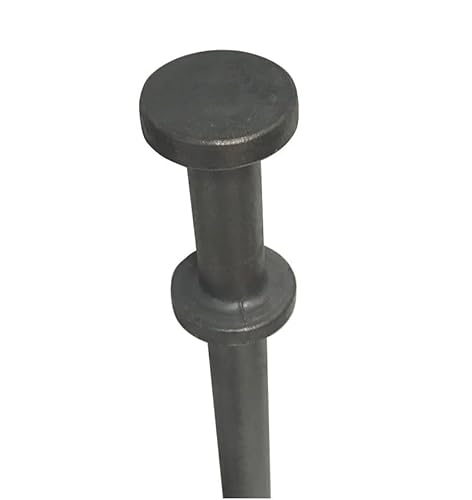 Moose Supply Double Head Heavy Duty Steel Tent Stakes 3/4 x 36 Inch 100-Pack