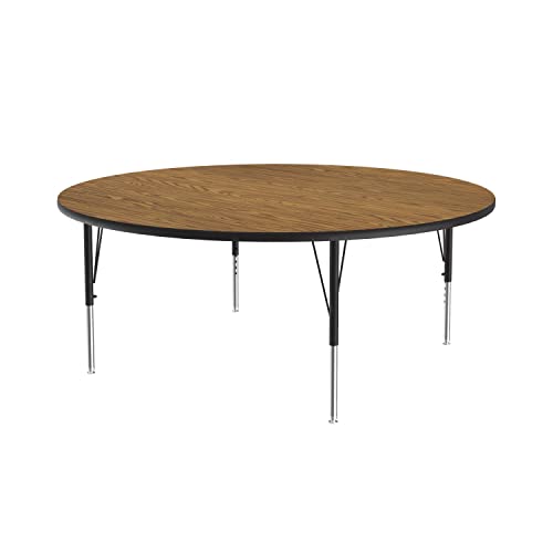 Correll High Pressure Top Activity Table A60-RND-06 Medium Oak