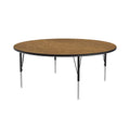 Correll High Pressure Top Activity Table A60-RND-06 Medium Oak