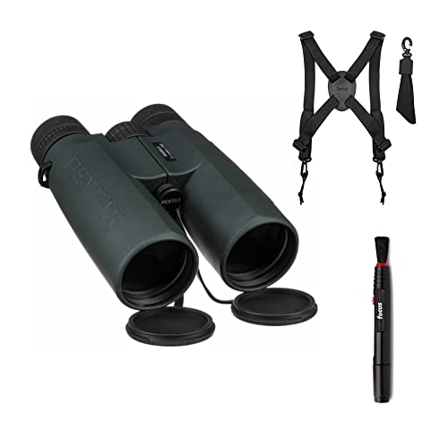 Pentax 10x50 Z-Series ZD WP Binoculars Bundle with Harness & Lens Cleaning Pen