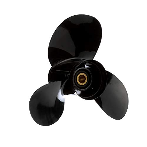Quicksilver Black Diamond Bravo Two Propeller 18.8 dia x 17 pitch Left Hand
