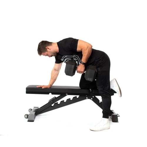Bells of Steel Adjustable Weight Bench Black