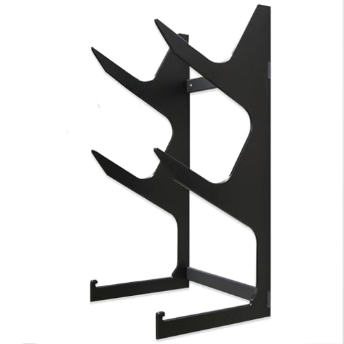 TRAPSKI Golf Bag Wall Rack Storage Organizer Black