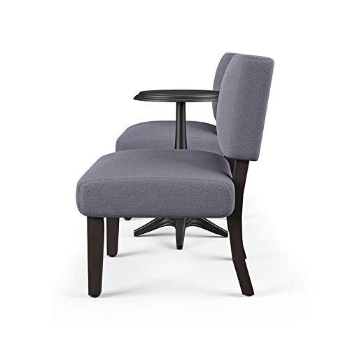 Furniture of America Jetson 3-Piece Wood Accent Table and Chair Set Grey