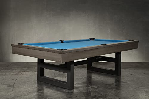 Empire USA 8FT Chino Slate Pool Table with Premium Billiard Accessories Charcoal