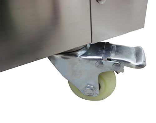 HayWHNKN Electric Meat Mixer 60L Stainless Steel Commercial Mixer Silver